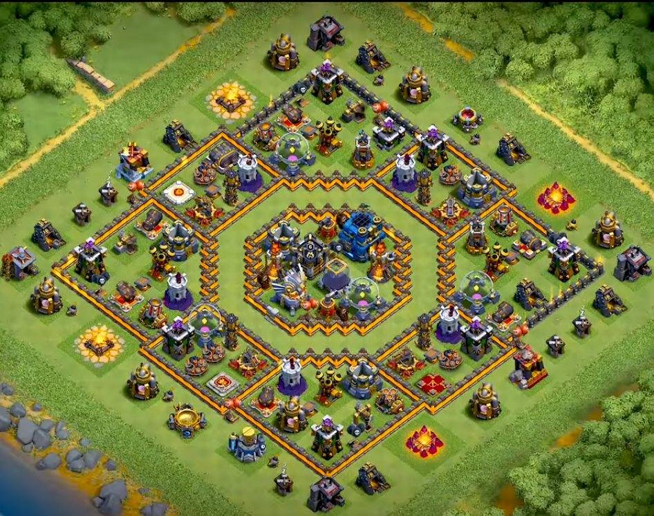 Clash of Clans th11 Farming Base Layout 2023