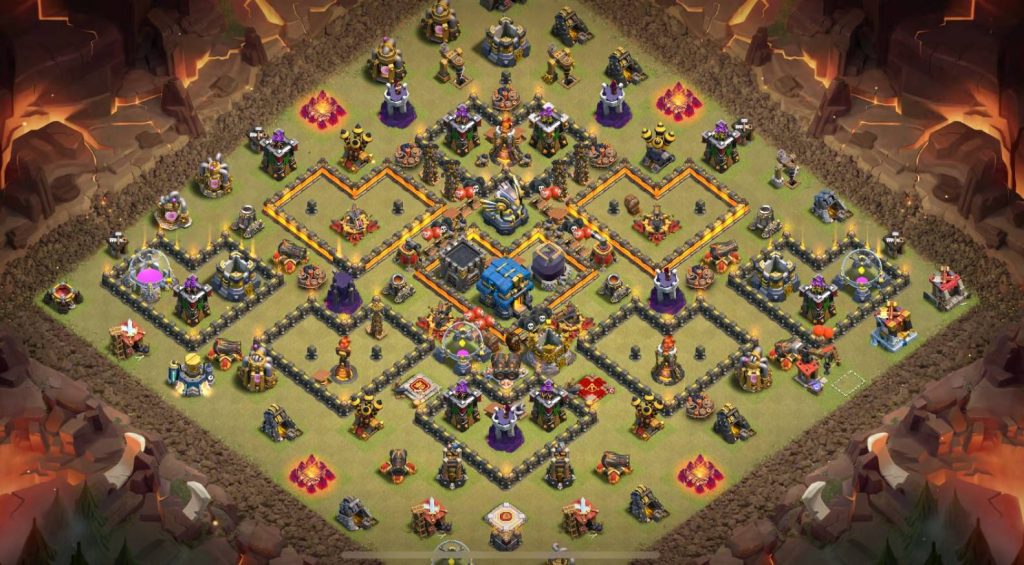 best clash of clans base town hall 12 trophy link