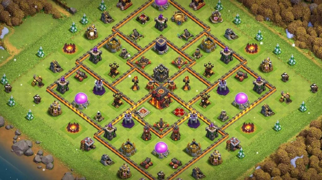 best farming base for th10 with link