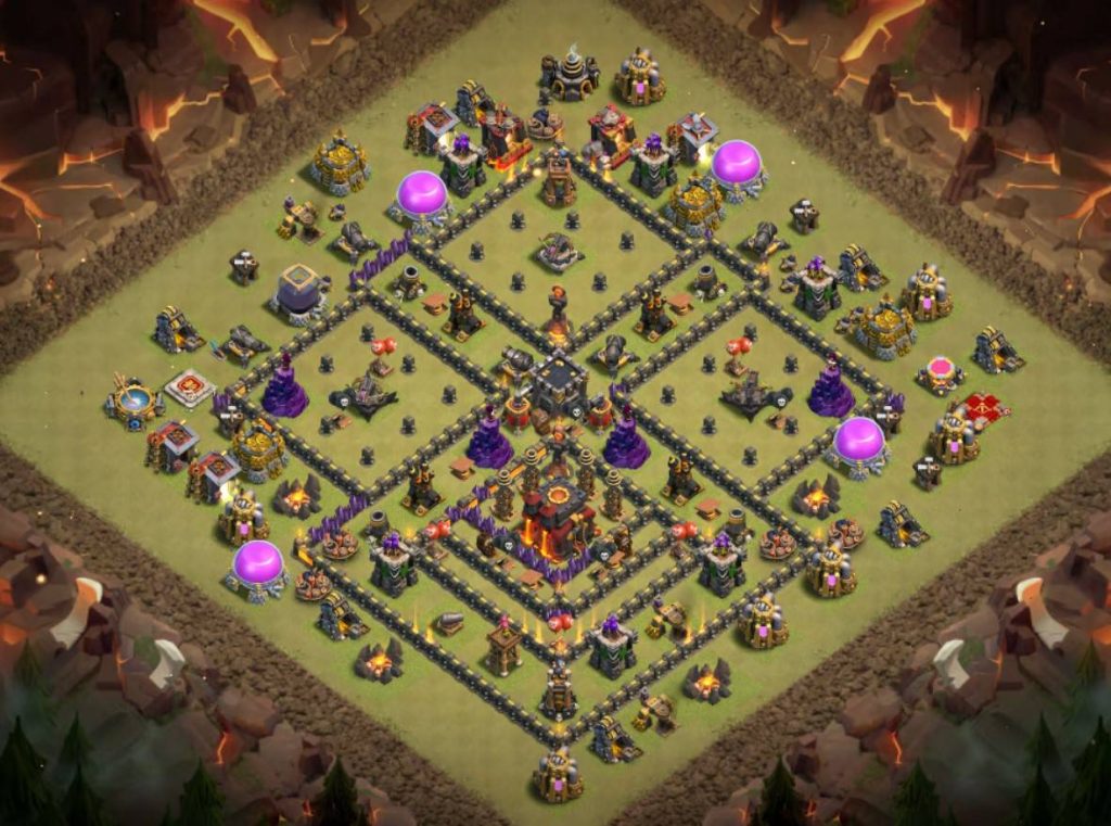 best th10 trophy base for air attack