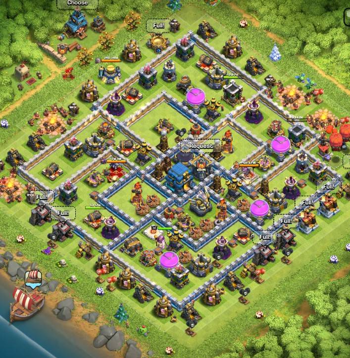 best town hall 12 trophy base layout copy link