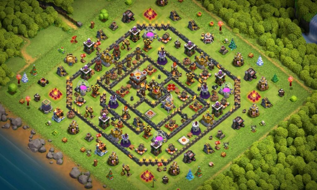 clash of clans farming th11 base Anti 3 star