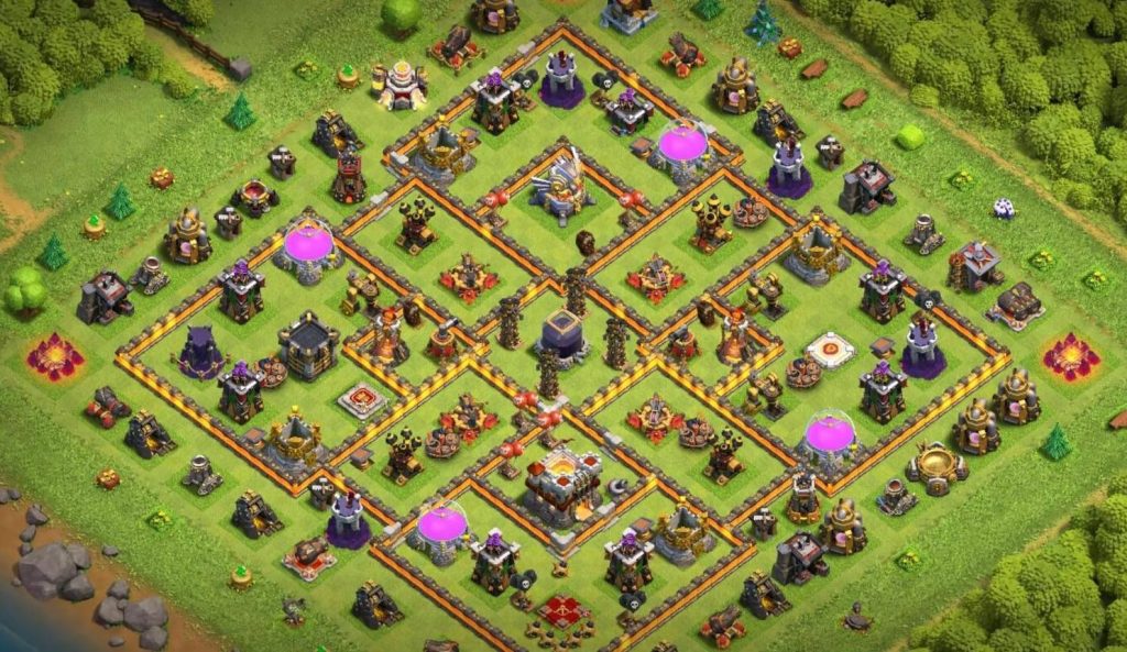 clash of clans th11 farming base