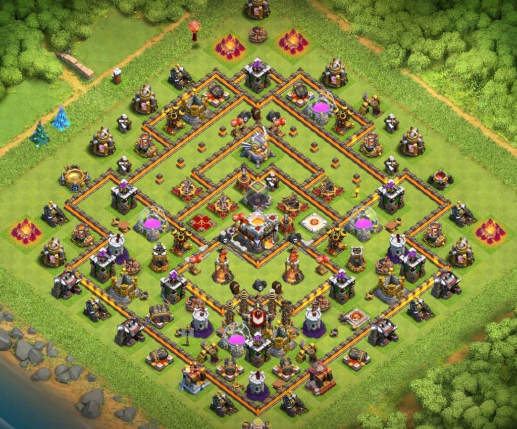 clash of clans th11 farming base link