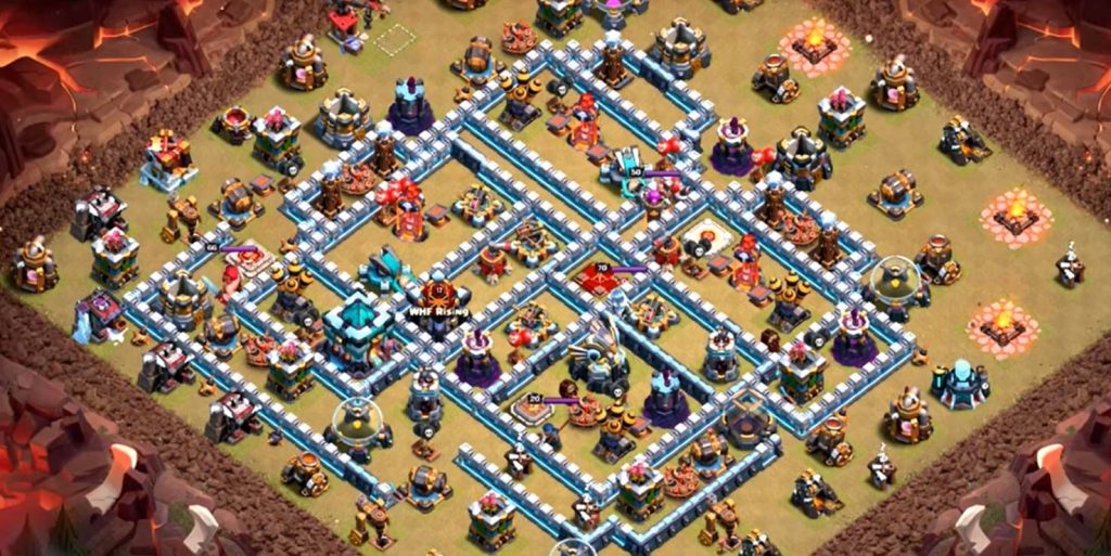 clash of clans th13 base anti everything