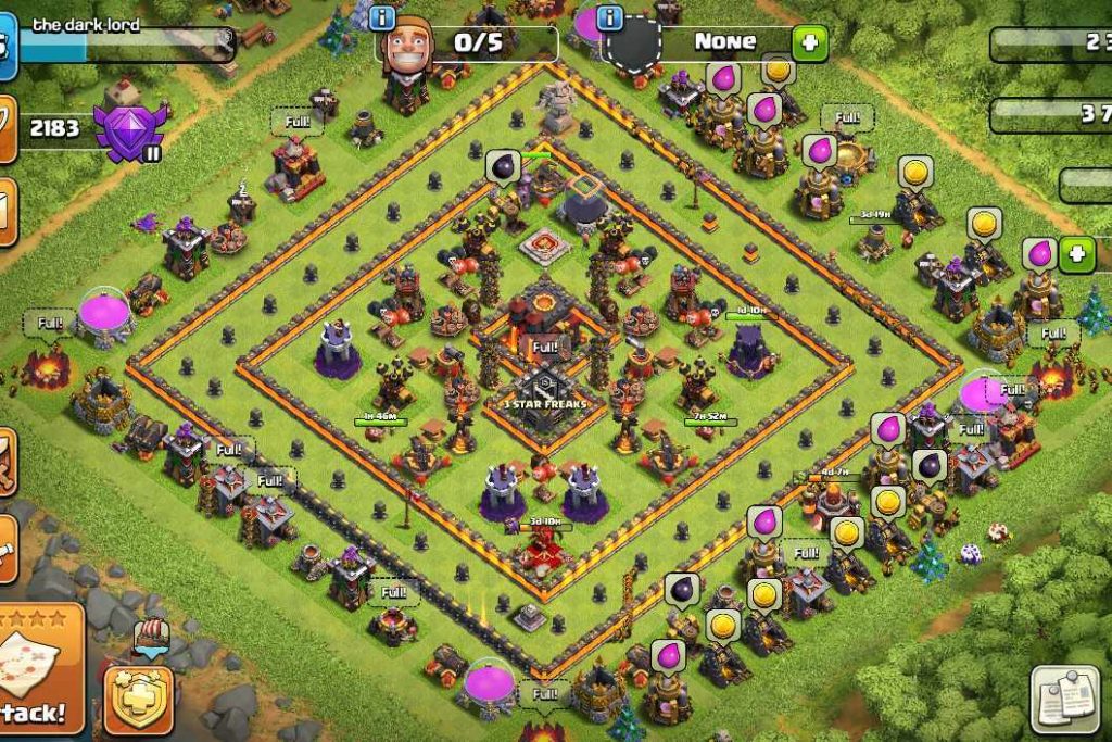 clash of clans town hall 10 trophy base