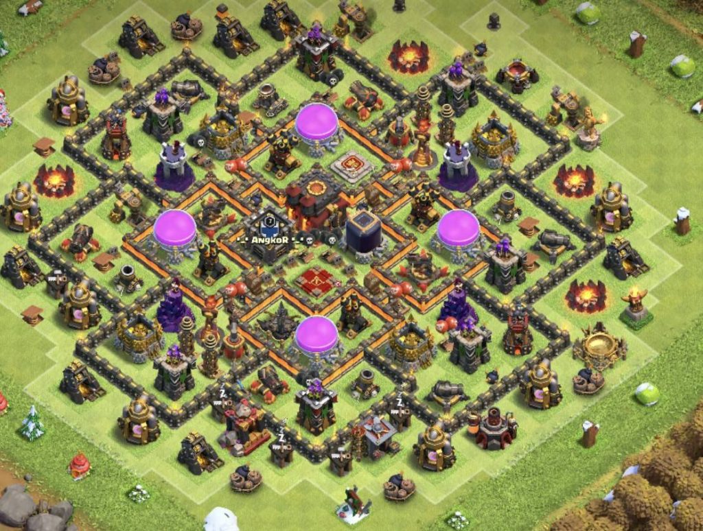 clash of clans town hall 10 trophy base link