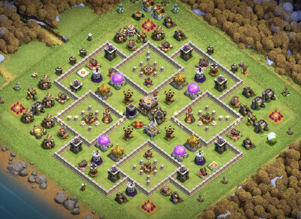 clash of clans town hall 11 farming base layout