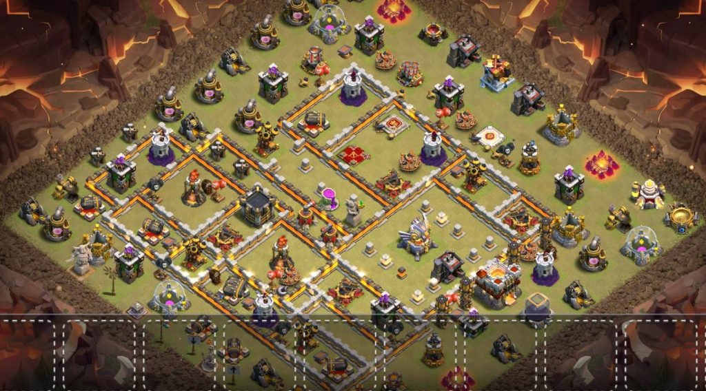 clash of clans town hall 11 war base link