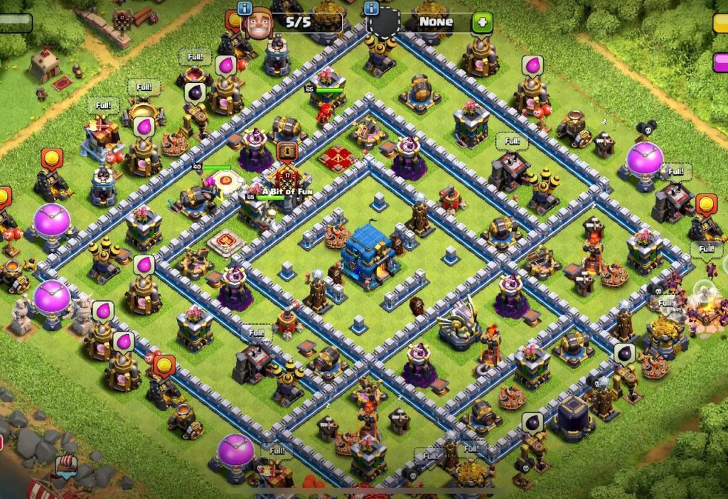 clash of clans town hall 12 trophy base 2023