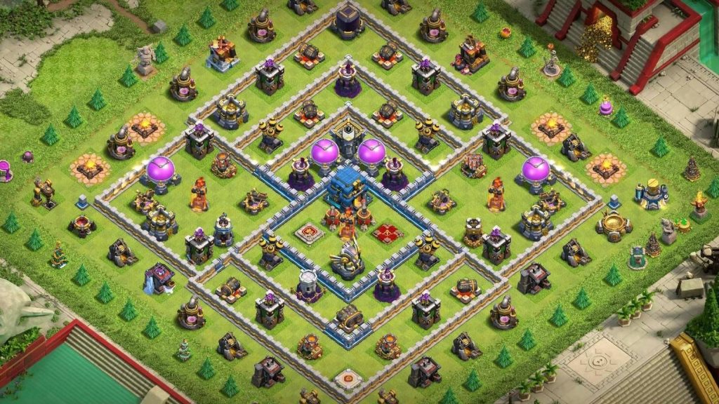 clash of clans town hall 12 trophy base link