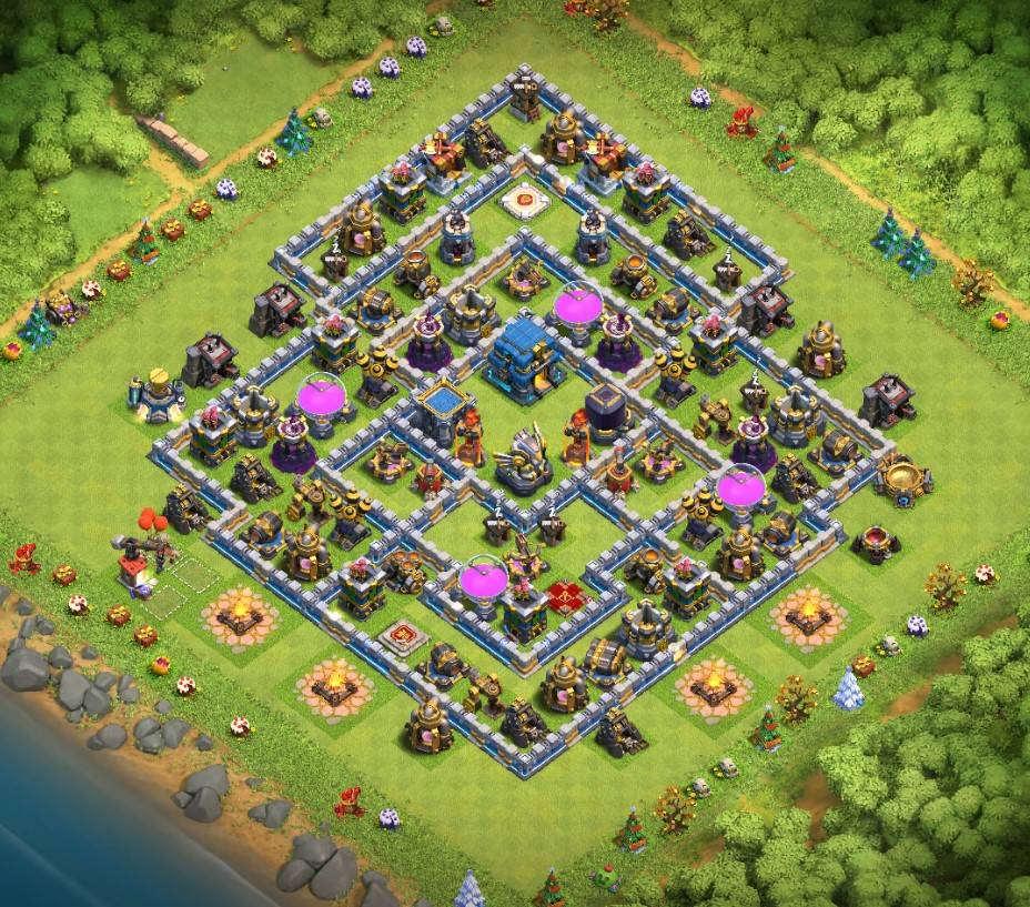 clash of clans town hall 12 trophy layout copy link