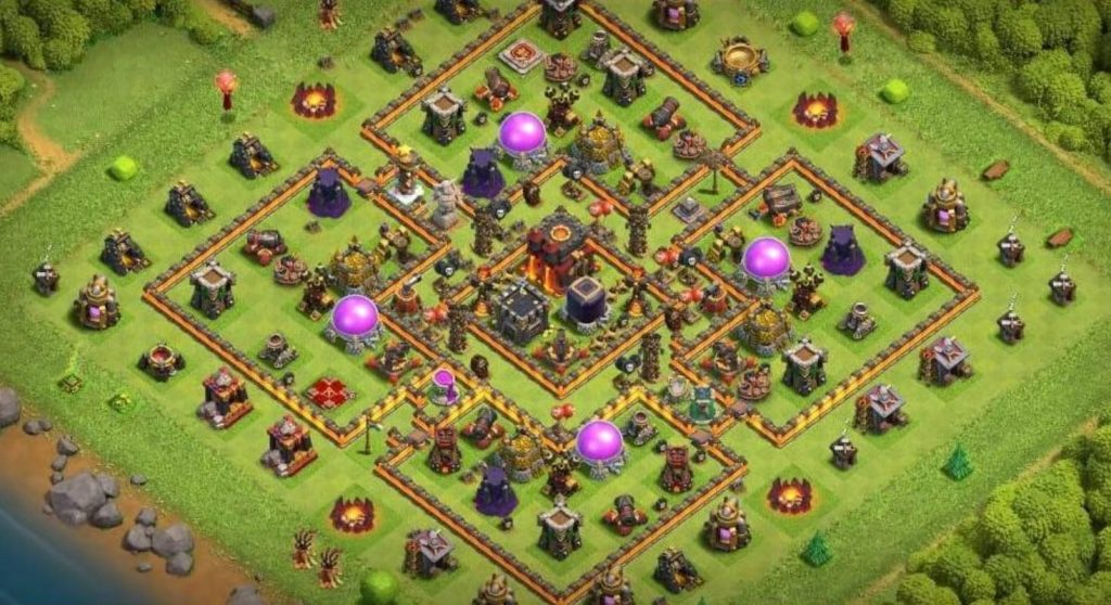 clash of clans trophy best town hall 10 base