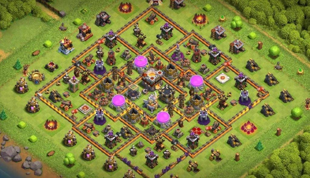 clash of clans war unbeatable th11 base with link