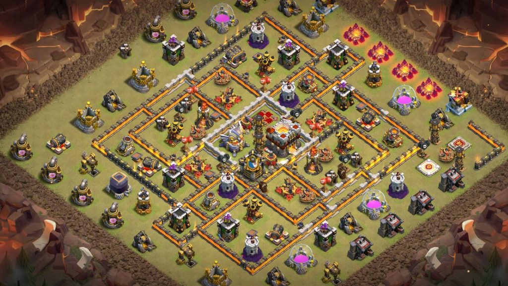 clash of clans war unbreakable th11 base