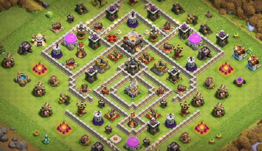 coc loot protection farming town hall 11 base copy link