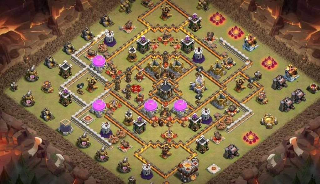 coc war town hall 11 base layout link