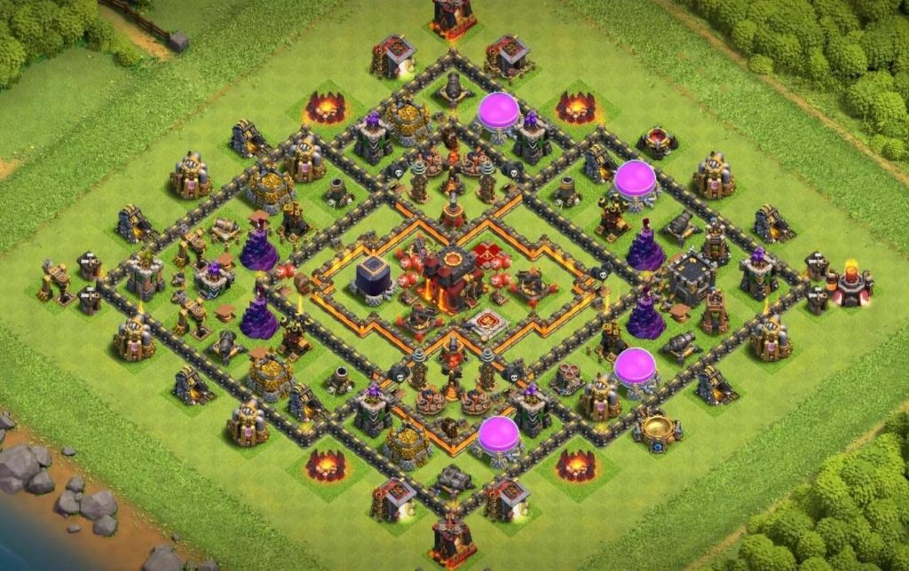 good town hall 10 trophy base link