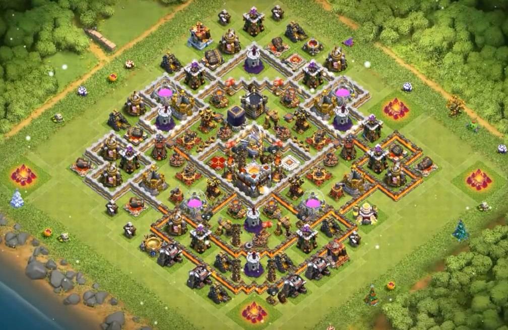 th11 farming base anti hogs