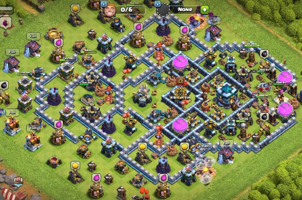 th13 base spread out