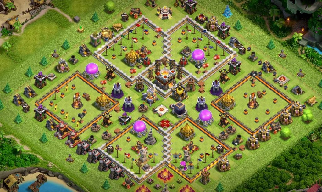 the best town hall 11 war base
