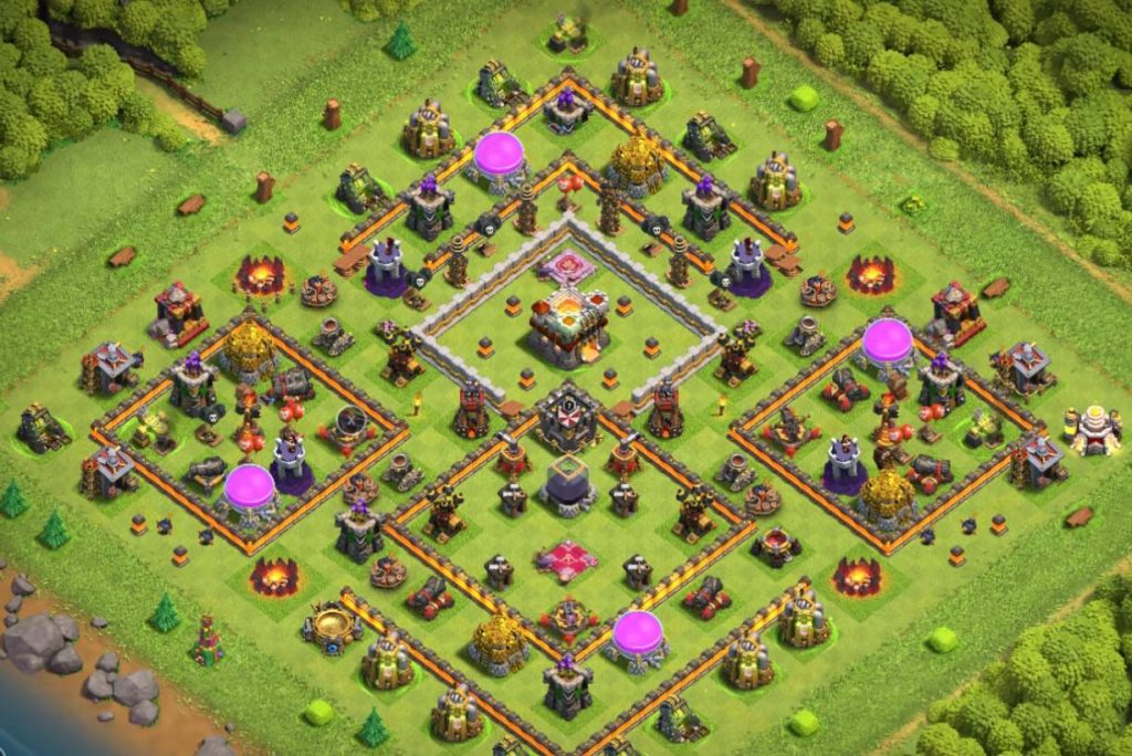 top th11 farming base anti 3 star