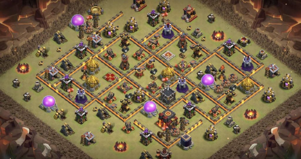 town hall 10 farming base layout link