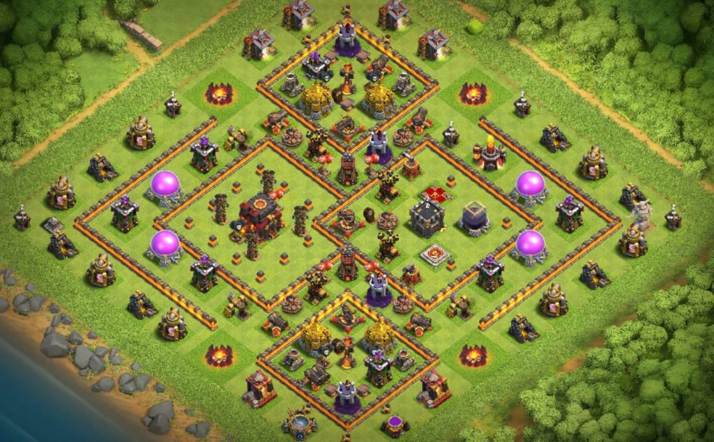 town hall 10 trophy base link