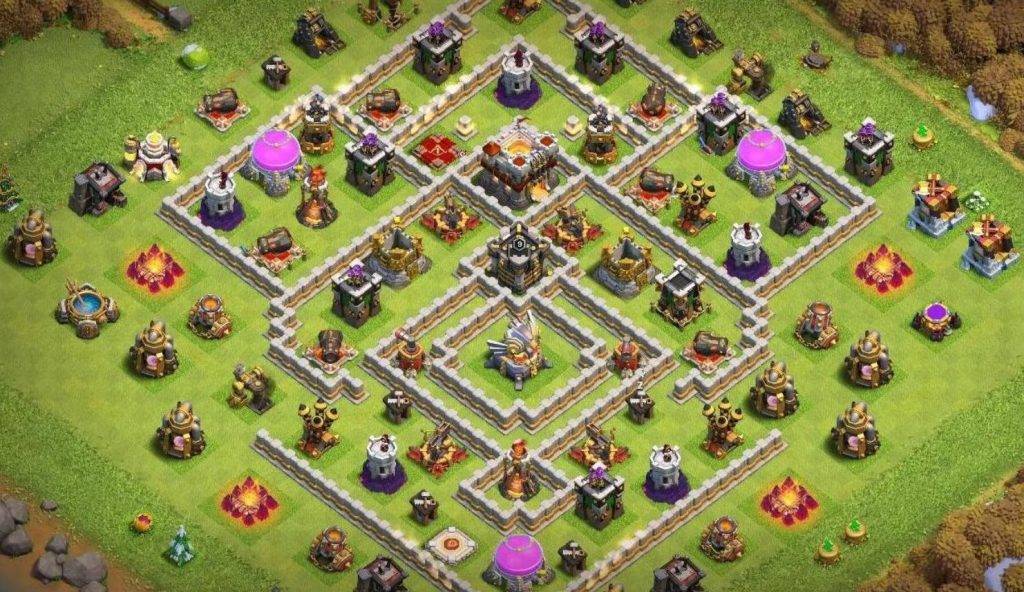 town hall 11 layout copy link war