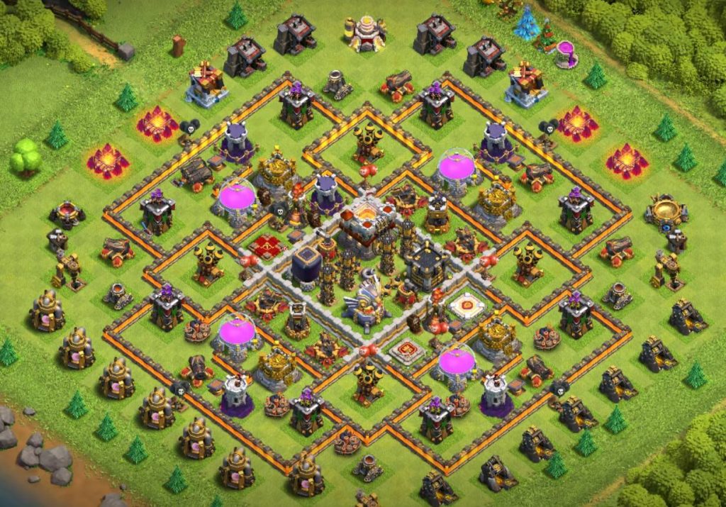 town hall 11 war layout with download link