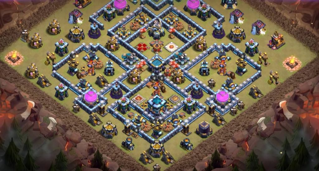 town hall 13 base clash of clans