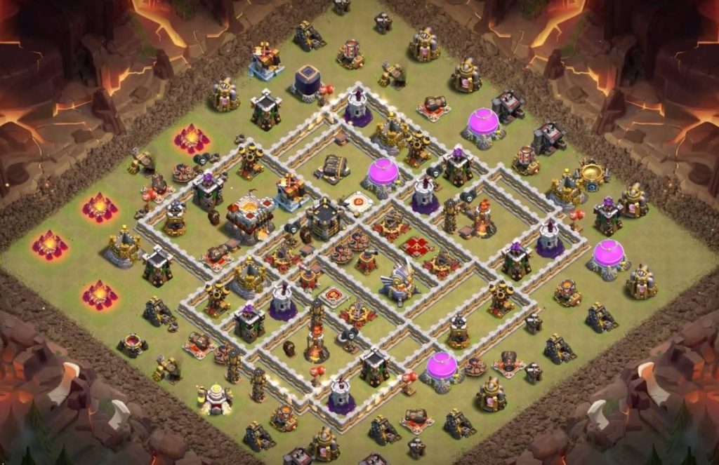 unbeatable th11 war base with link