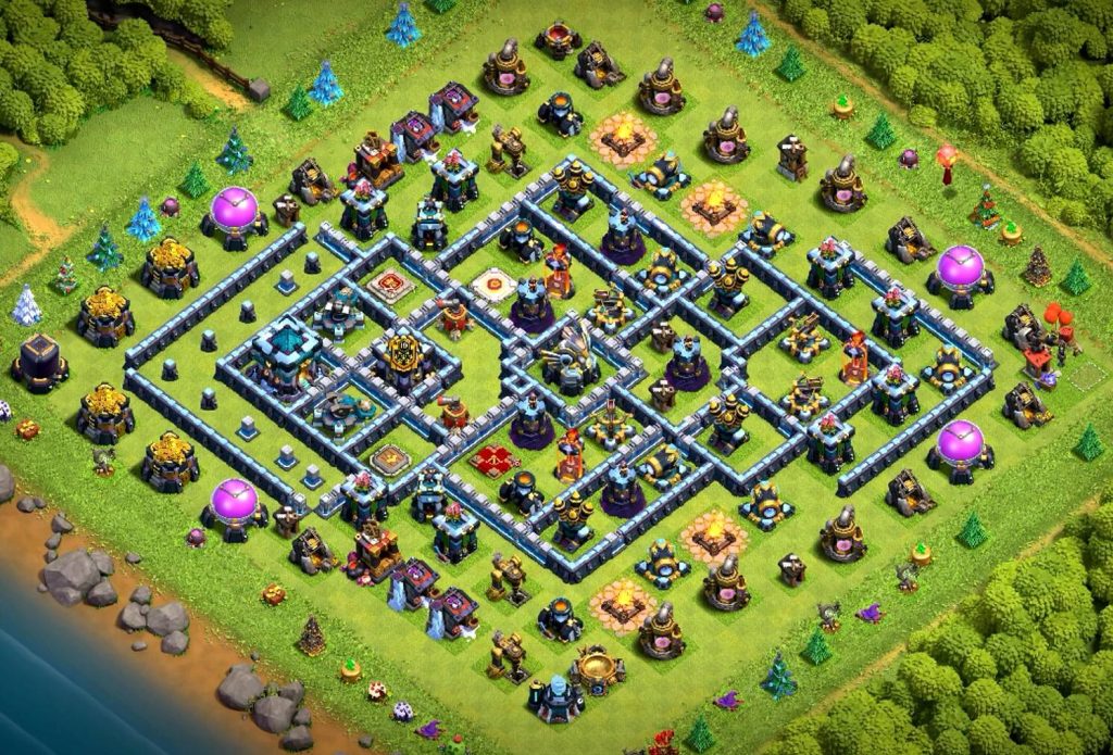 undefeated th13 war base download