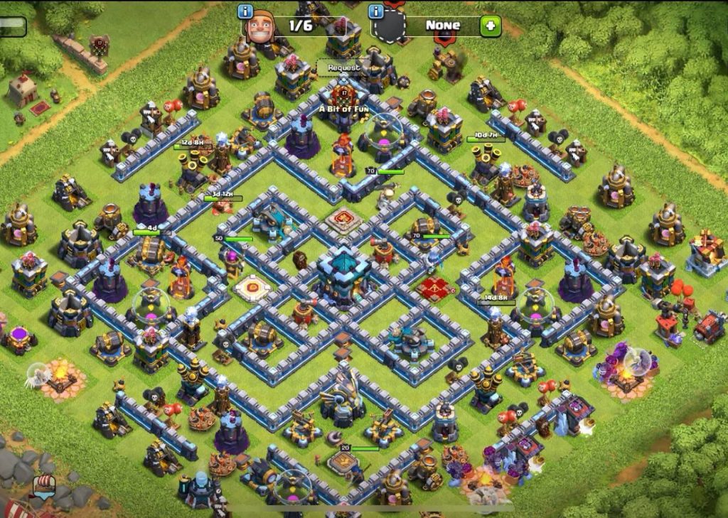 best town hall 13 base hybrid link