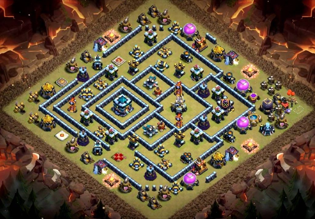 cwl town hall 13 base layout and links