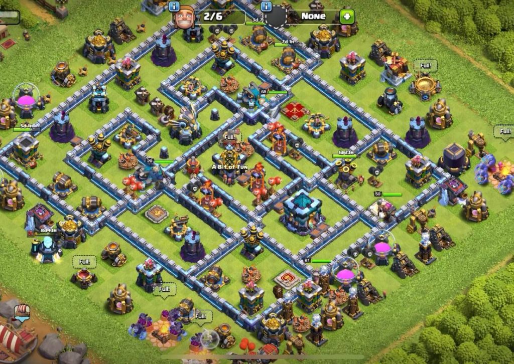 exceptional town hall 13 war base anti 2 star