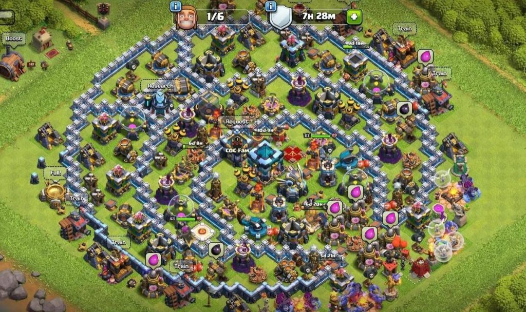 the best town hall 13 hybrid base