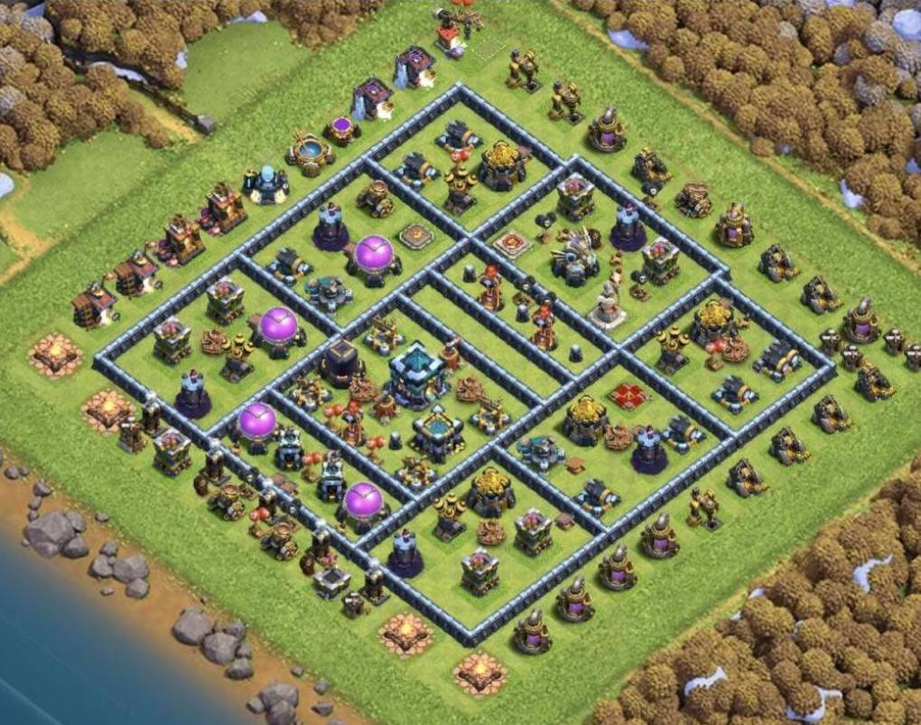 best town hall 13 trophy base link anti everything