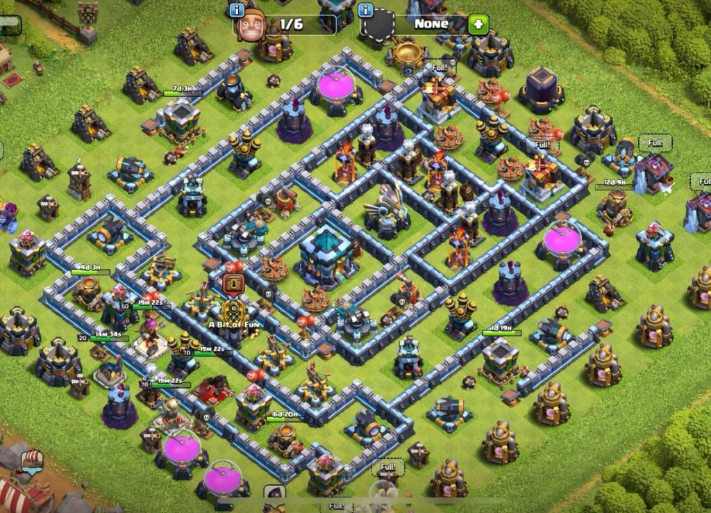 coc trophy th13 best base new