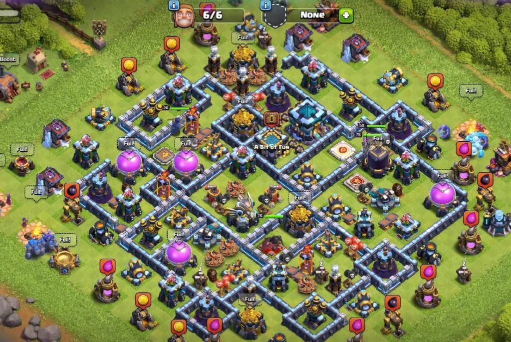 th13 trophy base anti all troops