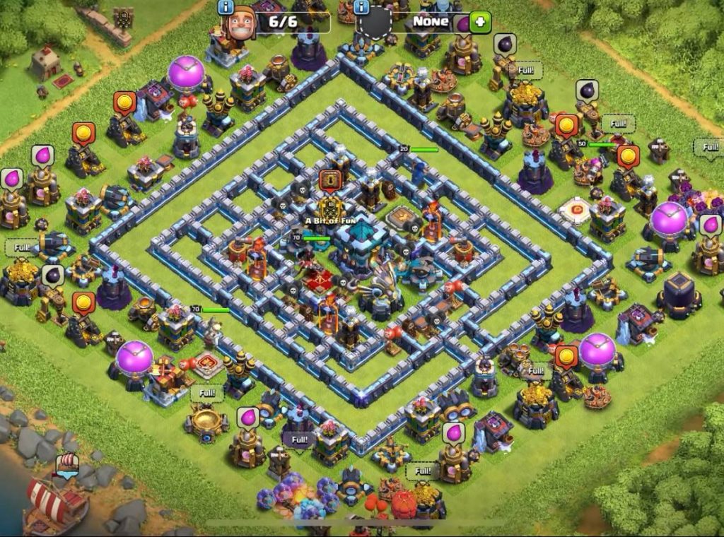 trophy push town hall 13 base layout link