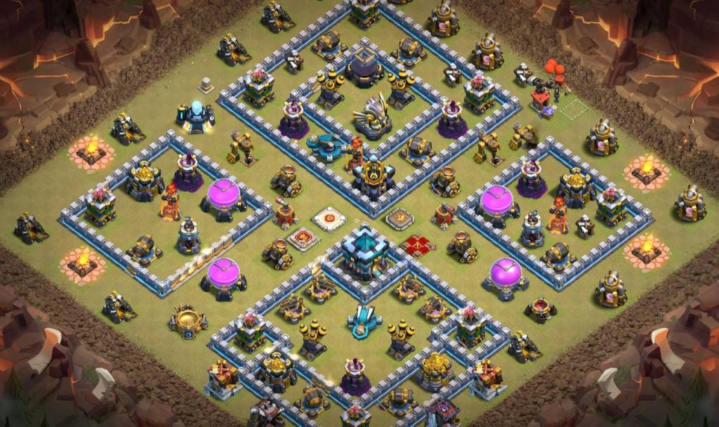 trophy push town hall 13 base link anti everything