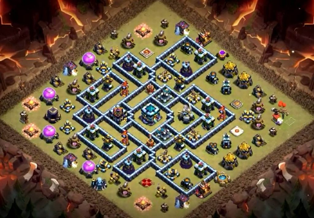 trophy push town hall 13 best base link