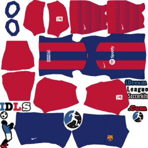 FC Barcelona kit dls 2024 home