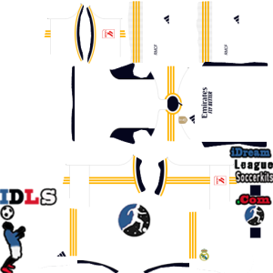 Real Madrid kit dls 2024 home