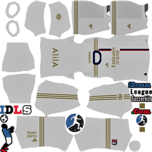 Olympique Lyonnais kit dls 2024 home