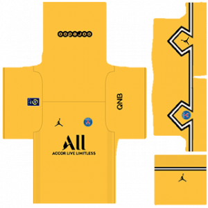 PSG PLS Kits 2023 goalkeeper home