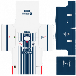 CF Monterrey Home blue shorts PLS Kit 2023