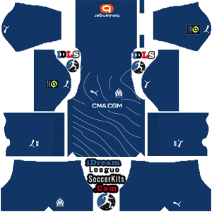 Olympique Marseille dls kit 2024 away