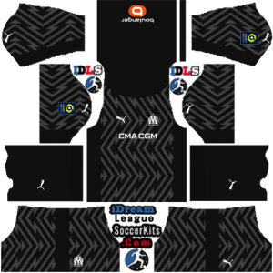 Olympique Marseille dls kit 2024 goalkeeper away